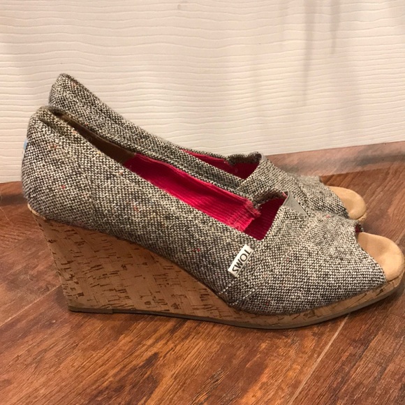 Toms Sparkle Wedges - Picture 4 of 4